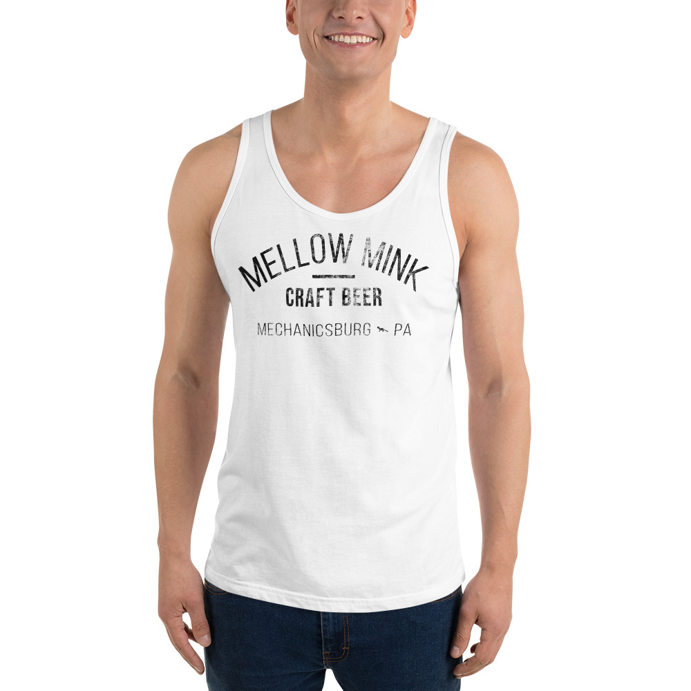 Ontdekking De lucht Smash Mellow Mink Craft Beer Tank Top (Black Print) | Mellow Mink Brewing